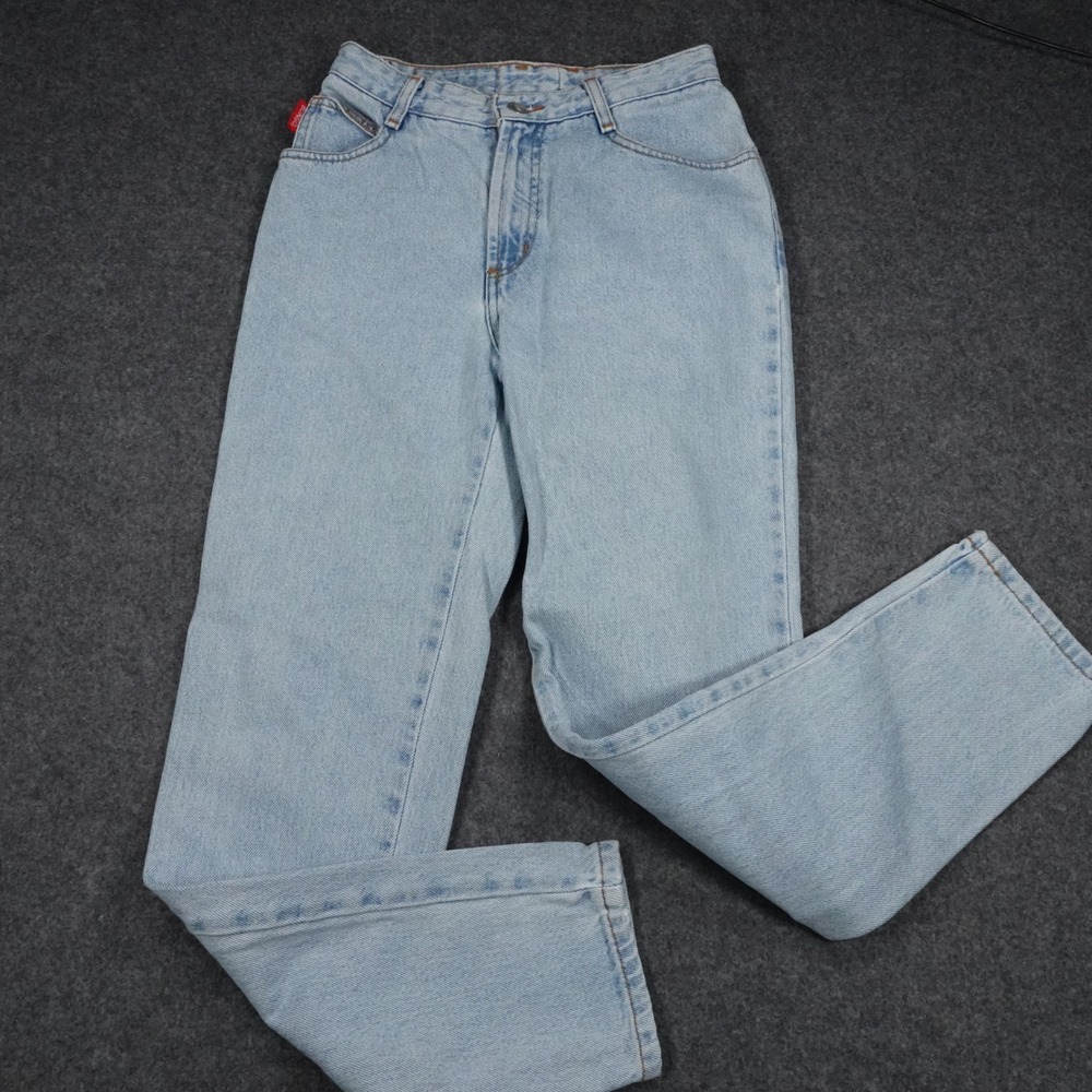 Vintage Bongo High Waisted Slim Tapered Jeans Light Stone Wash 3-R CH10001-I